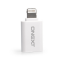 Переходник microUSB - Lightning (8-pin) для Apple iPhone/iPad/iPod, ONEXT White