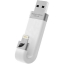 Портативный флэш-накопитель Leef iBridge 32GB оборудована разъемами USB и Lightning (белый)
