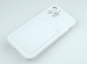 Чехол накладка силиконовый CTI для Apple iPhone 12 Pro (6.1) с защитой объектива камеры и карманом для карт (белый) Екатеринбург