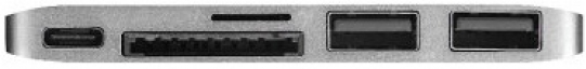 Usb концентратор EnergEA AluHub USB-C to 5-in-1 (серый) цена