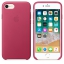 Чехол клип-кейс кожаный Apple Leather Case для iPhone 7/8, цвет «розовая фуксия» (MQHG2ZM/A) купить
