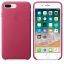 Чехол клип-кейс кожаный Apple Leather Case для iPhone 7 Plus/8 Plus, цвет «розовая фуксия» (MQHT2ZM/A) цена