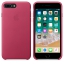 Чехол клип-кейс кожаный Apple Leather Case для iPhone 7 Plus/8 Plus, цвет «розовая фуксия» (MQHT2ZM/A) Екатеринбург