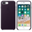 Чехол клип-кейс кожаный Apple Leather Case для iPhone 7 Plus/8 Plus, баклажановый цвет (MQHQ2ZM/A) цена