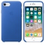 Чехол клип-кейс кожаный Apple Leather Case для iPhone 7/8, цвет «синий аргон» (MRG52ZM/A) цена