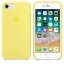 Чехол клип-кейс силиконовый Apple Silicone Case для iPhone 7/8, цвет «холодный лимонад» (MRFU2ZM/A) цена