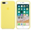 Чехол клип-кейс силиконовый Apple Silicone Case для iPhone 7 Plus/8 Plus, цвет «холодный лимонад» (MRFY2ZM/A) цена