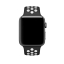 Спортивный ремешок Nike цвета «чёрный/белый» для Apple Watch 42 мм, размеры S/M и M/L (MRHM2ZM/A) купить