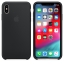 Чехол клип-кейс силиконовый Apple Silicone Case для iPhone XS Max, чёрный цвет (MRWE2ZM/A) купить