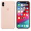Чехол клип-кейс силиконовый Apple Silicone Case для iPhone XS Max, цвет «розовый песок» (MTFD2ZM/A) купить
