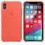 Чехол клип-кейс силиконовый Apple Silicone Case для iPhone XS Max, цвет «спелый нектарин» (MTFF2ZM/A) Екатеринбург