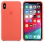 Чехол клип-кейс силиконовый Apple Silicone Case для iPhone XS Max, цвет «спелый нектарин» (MTFF2ZM/A) купить