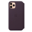 Чехол клип-кейс кожаный Apple Leather Case для iPhone 11 Pro, цвет «спелый баклажан» (MX072ZM/A) цена