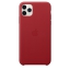 Чехол клип-кейс кожаный Apple Leather Case для iPhone 11 Pro Max, (PRODUCT)RED красный (MX0F2ZM/A) цена