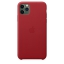 Чехол клип-кейс кожаный Apple Leather Case для iPhone 11 Pro Max, (PRODUCT)RED красный (MX0F2ZM/A) купить