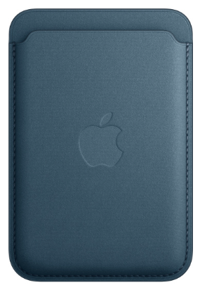 Кожаный чехол-бумажник MagSafe для iPhone, цвет Pacific Blue (MT263)