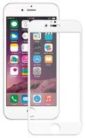 Защитное стекло 3D для Apple iPhone 6/6S  (с белой рамкой)