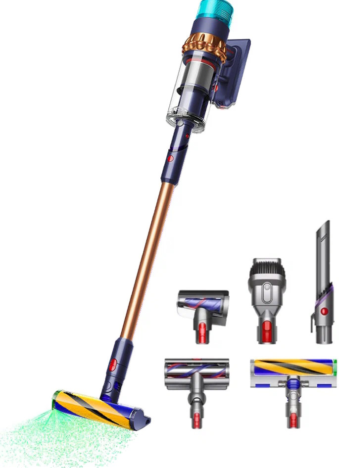Вертикальный пылесос Dyson Gen5Detect Absolute (SV23), синий/медь (замена мотора) Вертикальный пылесос Dyson Gen5Detect Absolute (SV23), синий/медь (замена мотора)