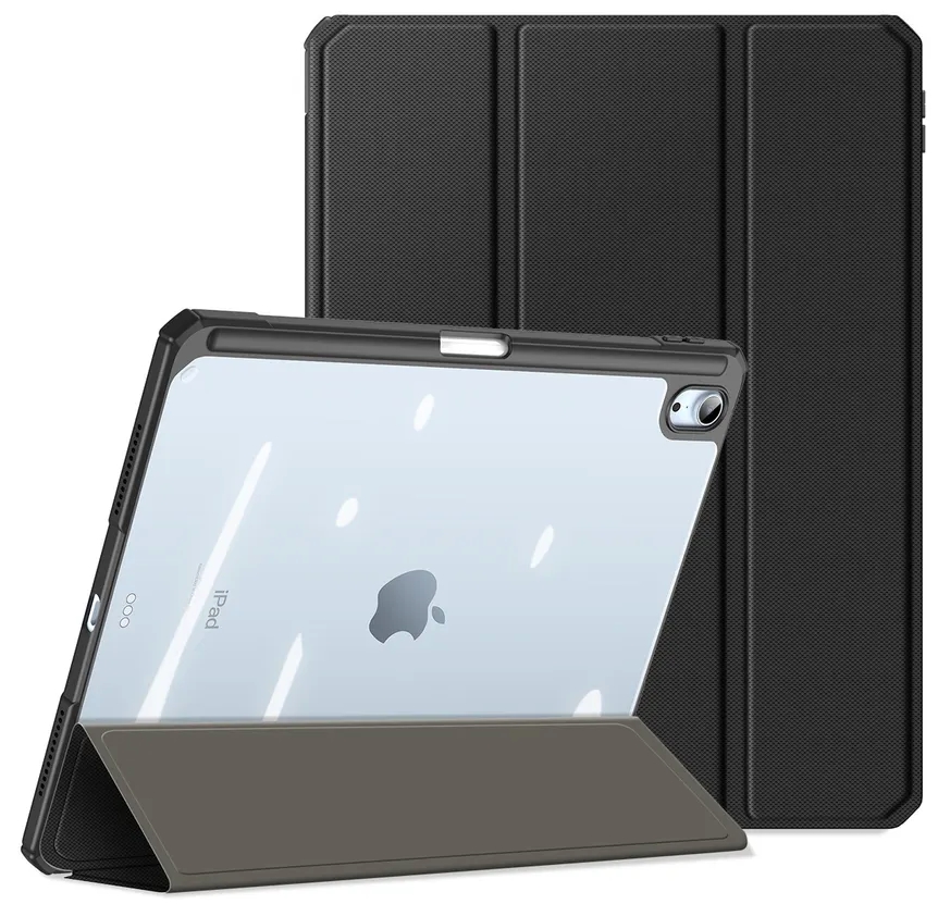 Чехол книжка Dux Ducis Toby series для Apple iPad Air 10.9/11 с держателем для Apple Pencil (Черный) Чехол книжка Dux Ducis Toby series для Apple iPad Air 10.9/11 с держателем для Apple Pencil (Черный)