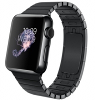 Умные часы Apple Watch 38 мм, блочный браслет черный (MJ3F2)