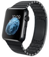 Apple Watch Space Black Корпус 42 мм, нержавеющая сталь «чёрный космос», блочный браслет (42mm Space Black Link Bracelet) (MJ482) (MJ482)