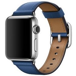 Ремешок цвета «синий сапфир» с классической пряжкой для Apple Watch 38 мм (MPWJ2ZM/A)