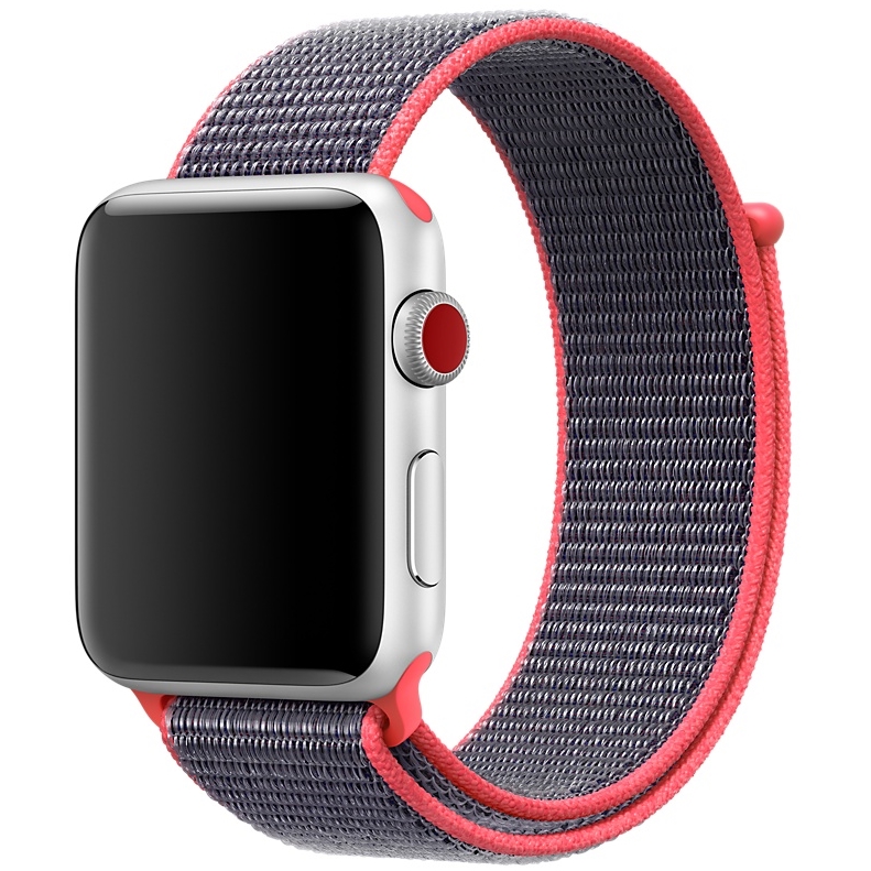 Спортивный браслет цвета «розовый неон» для Apple Watch 42 мм (MQWD2ZM/A)