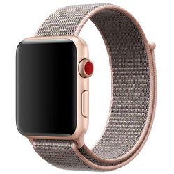 Спортивный браслет цвета «розовый песок» для Apple Watch 38 мм (MQW02ZM/A)