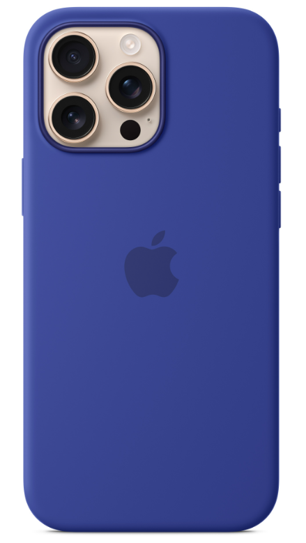 Чехол клип-кейс силиконовый Apple Silicone Case MagSafe для iPhone 16 Pro Max, цвет Ultramarine , Ультрамарин (MYYU3)