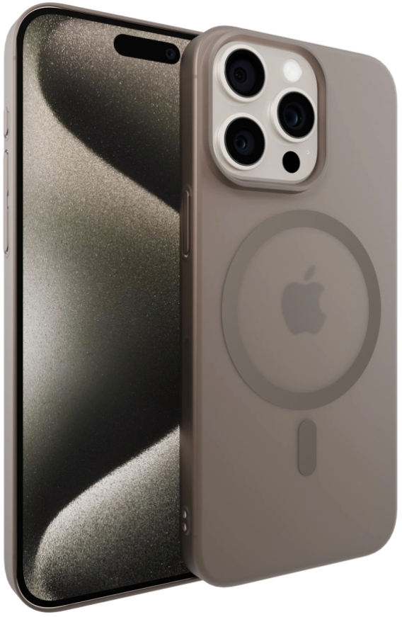 Чехол тонкий накладка Gurdini Slim Series c поддержкой MagSafe для Apple iPhone 16 Pro Max (пустынный) Чехол тонкий накладка Gurdini Slim Series c поддержкой MagSafe для Apple iPhone 16 Pro Max (пустынный)