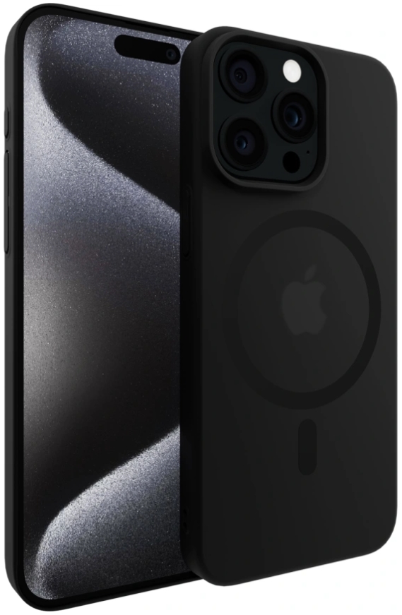 Чехол тонкий накладка Gurdini Slim Series c поддержкой MagSafe для Apple iPhone 16 Pro Max (серый) Чехол тонкий накладка Gurdini Slim Series c поддержкой MagSafe для Apple iPhone 16 Pro Max (серый)