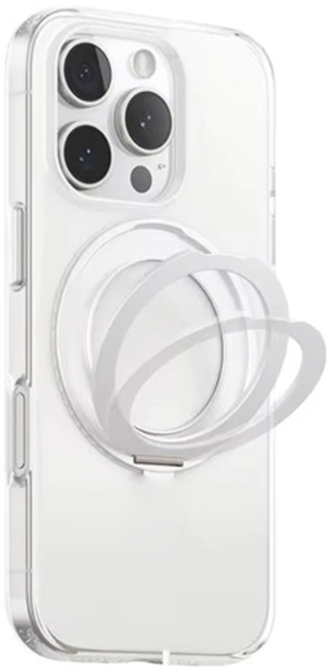 Чехол накладка с подставкой Gurdini Stand Case 360° для iPhone 16 Pro Max (прозрачный)