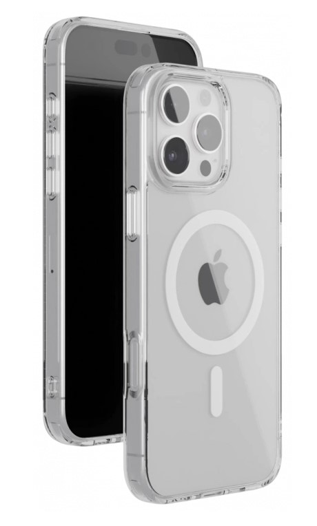 Чехол накладка VLP Glass Case с поддержкой MagSafe для iPhone 16 Pro Max (прозрачный)