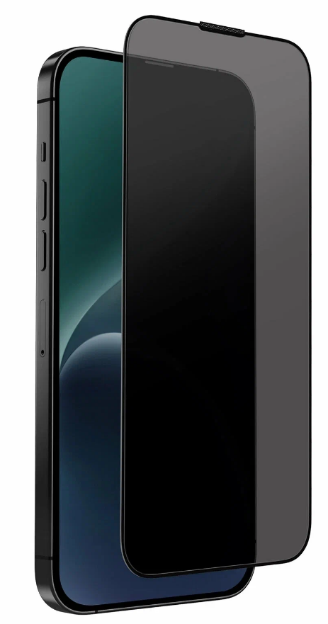 Защитное стекло Антишпион (ANTI-SPY) REMAX Full Glue Privacy для iPhone 17/16 Pro (приватное)