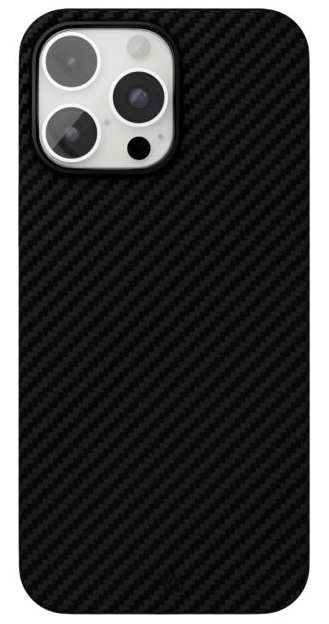 Чехол ультратонкий кевларовый VLP Kevlar Case с поддержкой MagSafe для iPhone 16 Pro (черный)