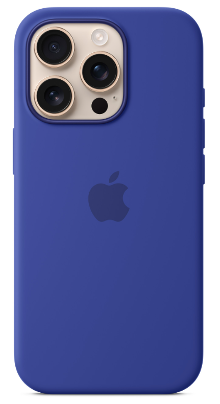 Чехол клип-кейс силиконовый Apple Silicone Case MagSafe для iPhone 16 Pro, цвет Ultramarine , Ультрамарин (MYYP3)