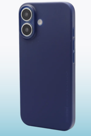 Чехол ультратонкий Memumi Ultra Slim Premium 0.3mm для Apple iPhone 16 Plus (голубой)