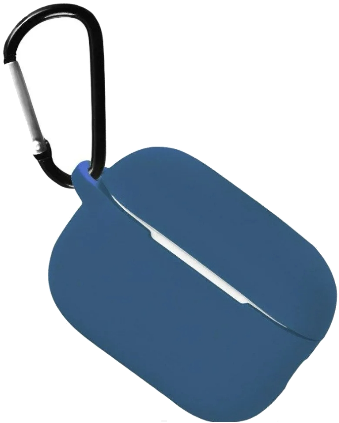 Чехол силиконовый Gurdini для Airpods 4 (темно синий)