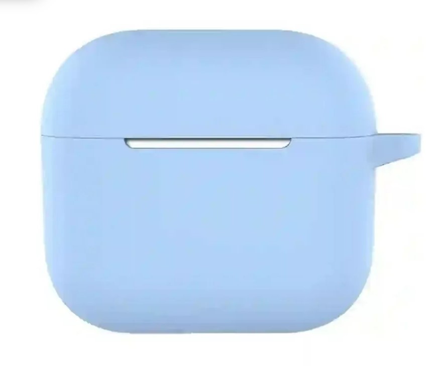 Чехол силиконовый Gurdini для Airpods 4 (голубой)