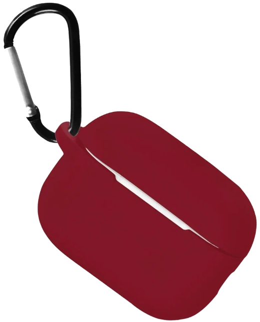 Чехол силиконовый Gurdini для Airpods 4 (бордовый)