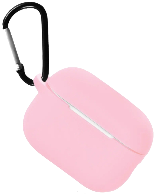 Чехол силиконовый Gurdini для Airpods 4 (розовый)