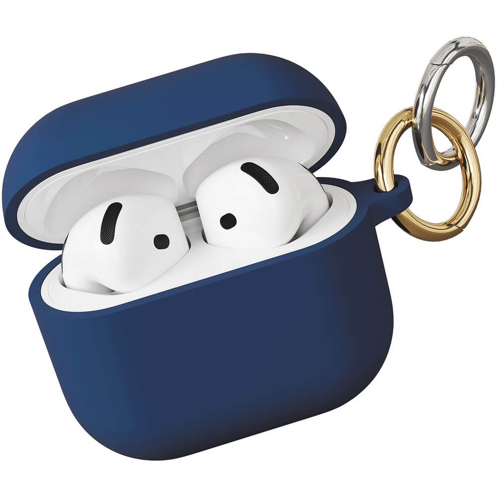 Чехол силиконовый VLP Charm Case для AirPods 4 (темно-синий) Чехол силиконовый VLP Charm Case для AirPods 4 (темно-синий)