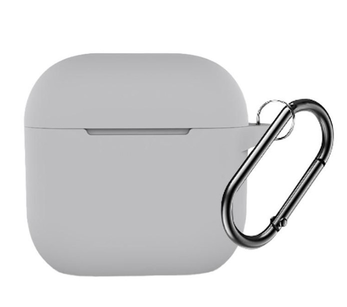 Чехол силиконовый Gurdini для Airpods 4 (серый)