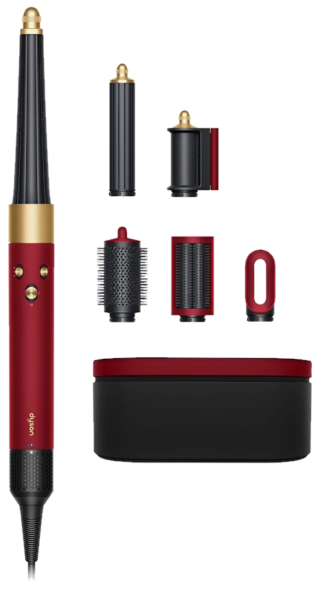 Стайлер Dyson Airwrap i.d. HS08 straight+wavy, красный вельвет/золотой (594803-01) KR