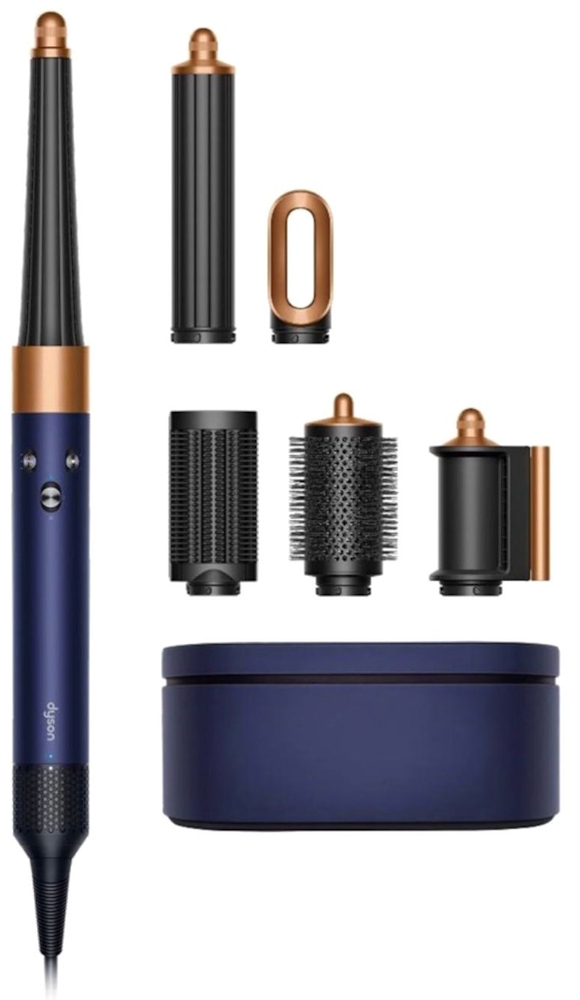 Стайлер Dyson Airwrap i.d. HS08 straight+wavy, синий/медь (107183-01) UK