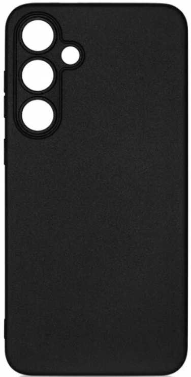 Чехол накладка силиконовая CTI для Samsung Galaxy S25 Plus (черный)