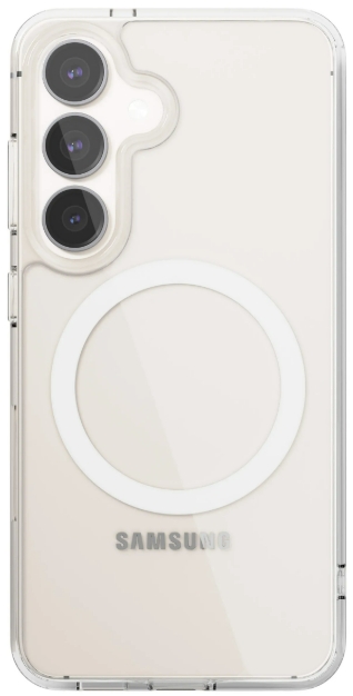 Чехол накладка VLP LITE Air Case с поддержкой MagSafe для Samsung S25 (прозрачный)