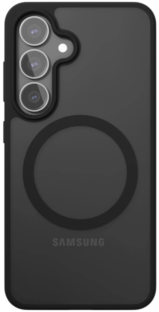 Чехол накладка VLP LITE Haze Case с поддержкой MagSafe для Samsung S25 (черный)