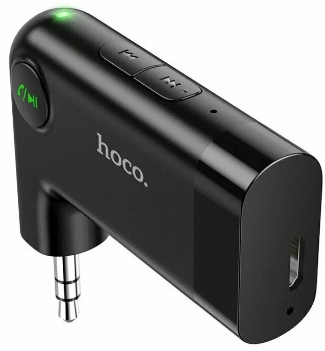 Адаптер HOCO E53 Bluetooth AUX sound in-car для автомагнитолы c AUX 3.5 mm входом