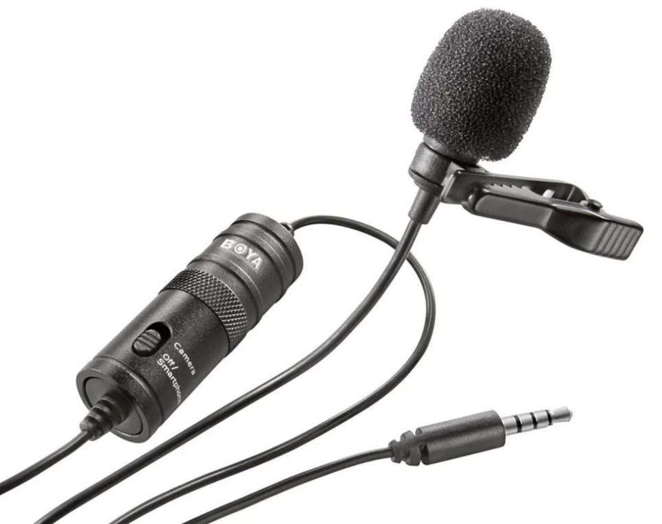Микрофон петличный BOYA BY-M1 Pro (черный)